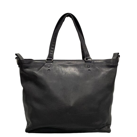 Auth BALENCIAGA Black Out City 459509 Black Leather Handbag - Picture 2 of 16